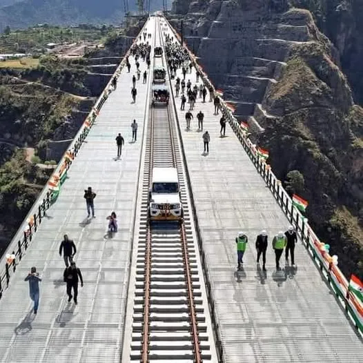 Chenab Bridge Kashmir