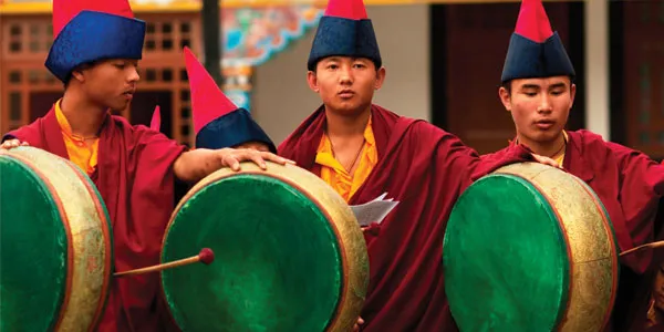 Sikkimese monks