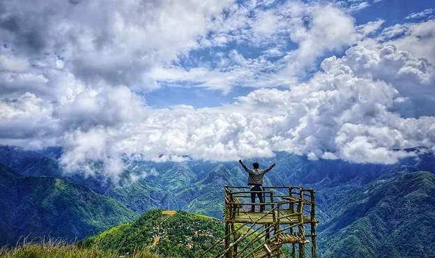 View in Kongthong Village, Meghalaya