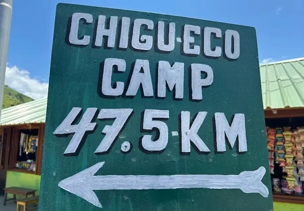 Distance from Anini to Chigu Camp