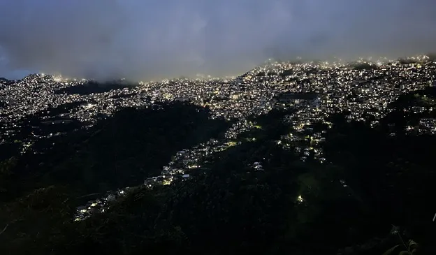Aizawl view at Night