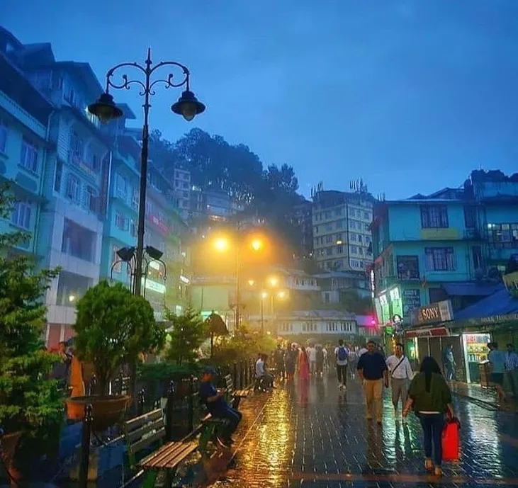 MG Marg in Gangtok