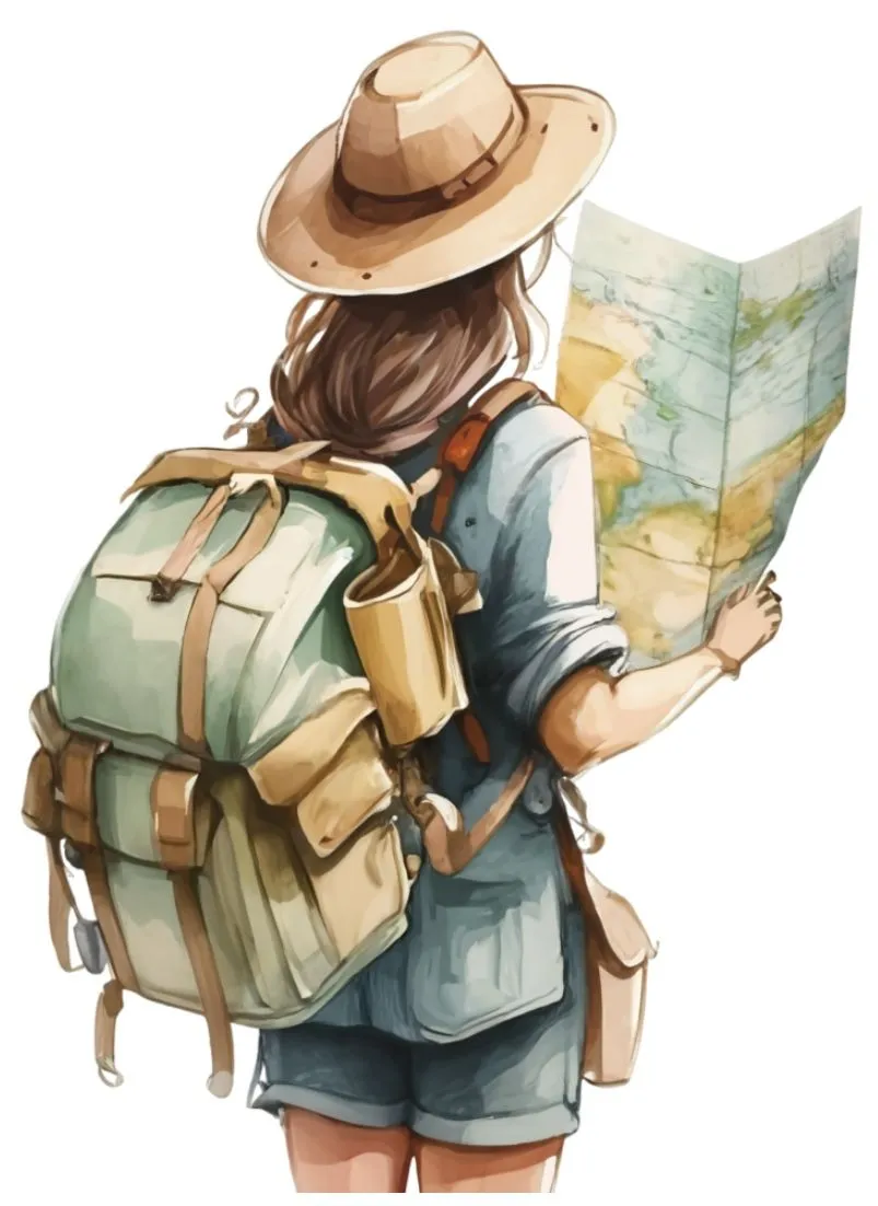 A traveller plans meticulously 