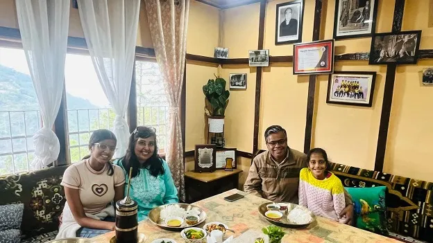 Local cuisine at a Homestay in Pelling