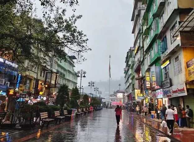MG Marg in Gangtok