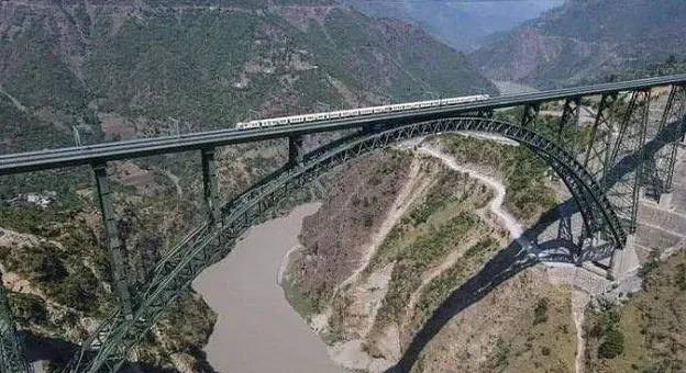 Chenab Rail Bridge Photo