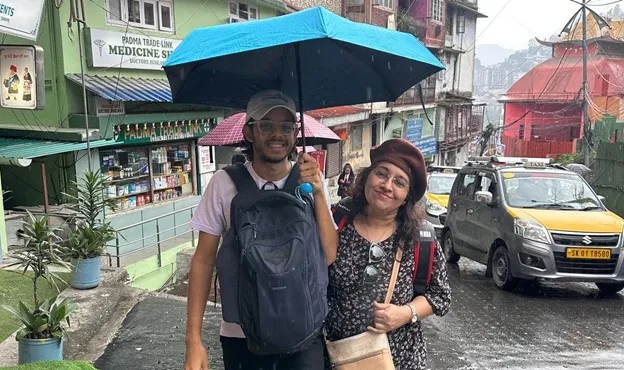 Walking in Gangtok Rain