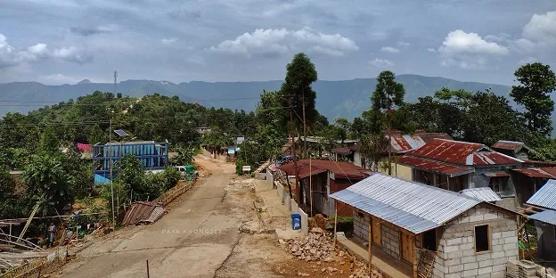 Kongthong Village Road, Meghalaya