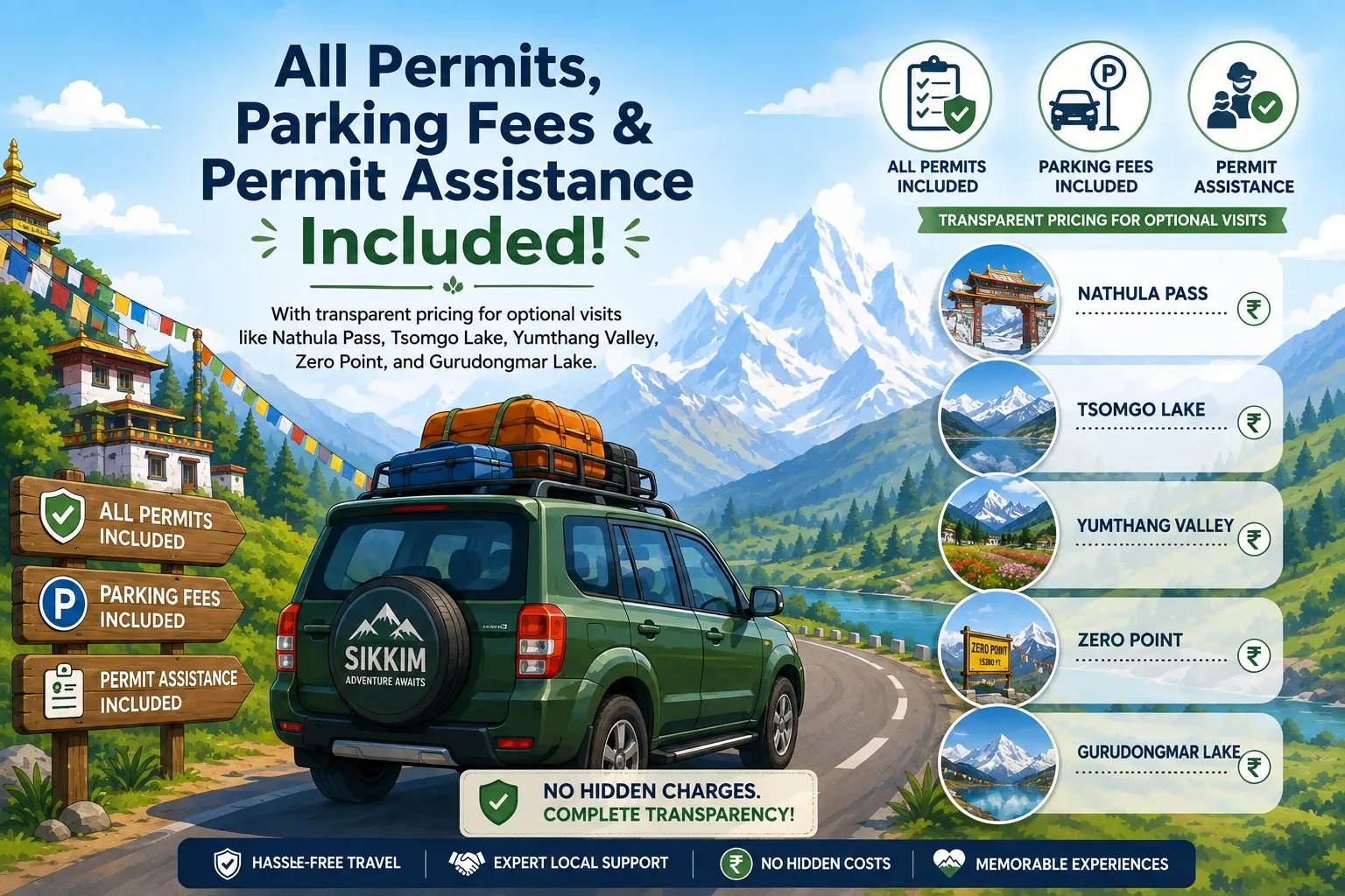 Permits & Essential Travel Inclusions