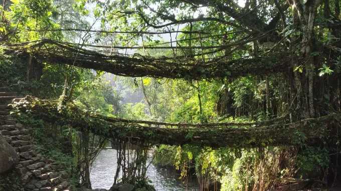 Mynkre to Mawlynnong village