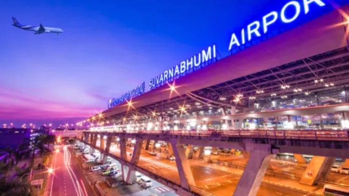 Departure from Bangkok