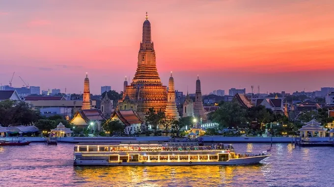 Koh Samui ➝ Bangkok + Chaophraya Dinner Cruise