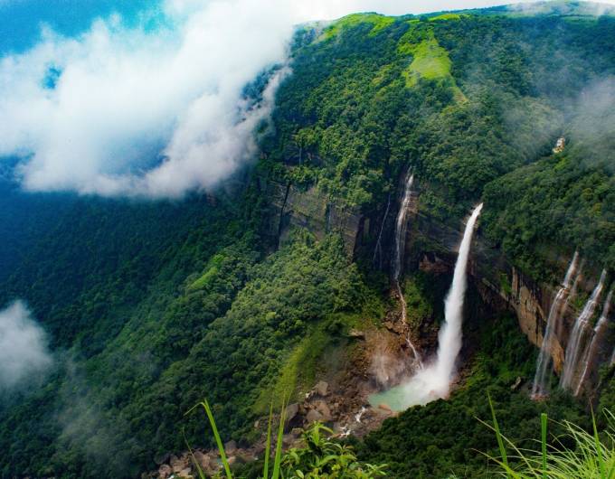 Cherrapunjee - Nohkalikai Falls