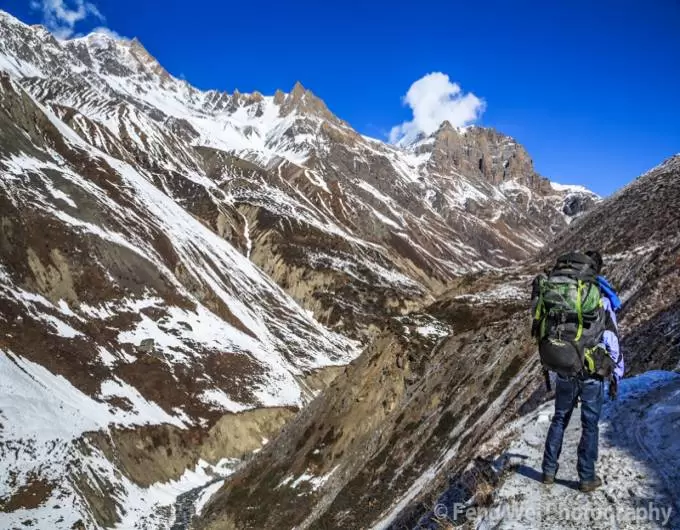 Tilicho Base Camp (4,110M) to Shree Kharka (4,045M) via Tilicho Lake (4,920M)