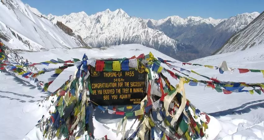 Ledar (4,240M) to High Camp (4,850M) via Thorang Phedi (4,540M)