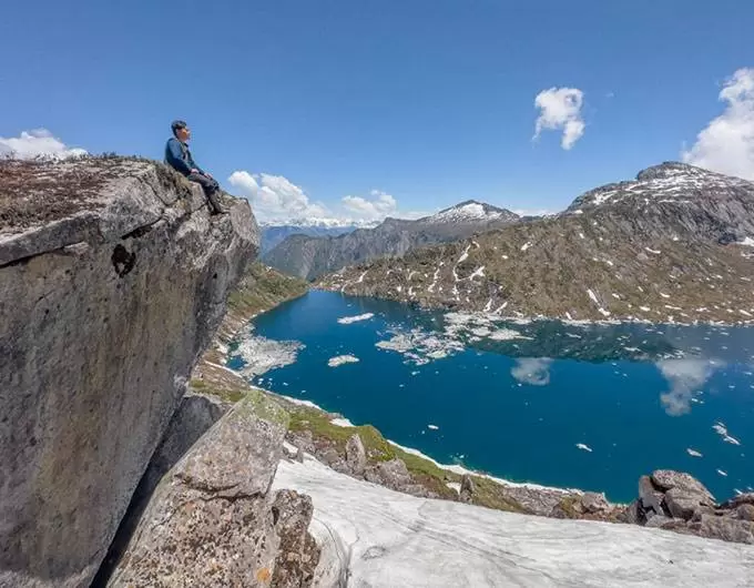 Returning day of The Seven lakes Summit Series